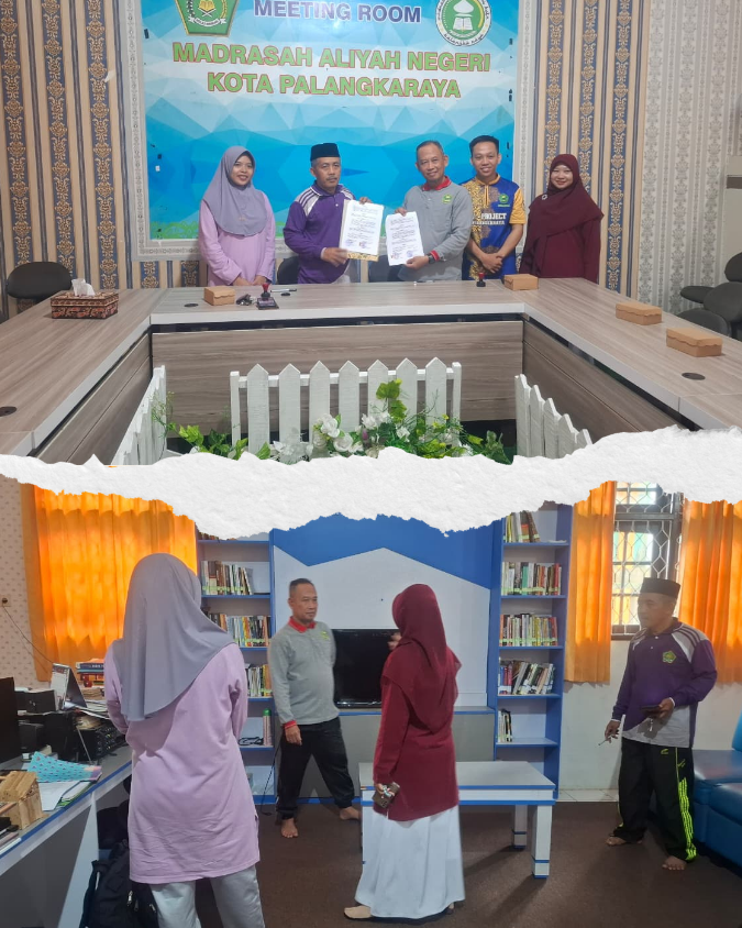 Perpustakaan Ibnu Sahnun Jalin MoU dengan Perpustakaan MIS Hidayatul Insan