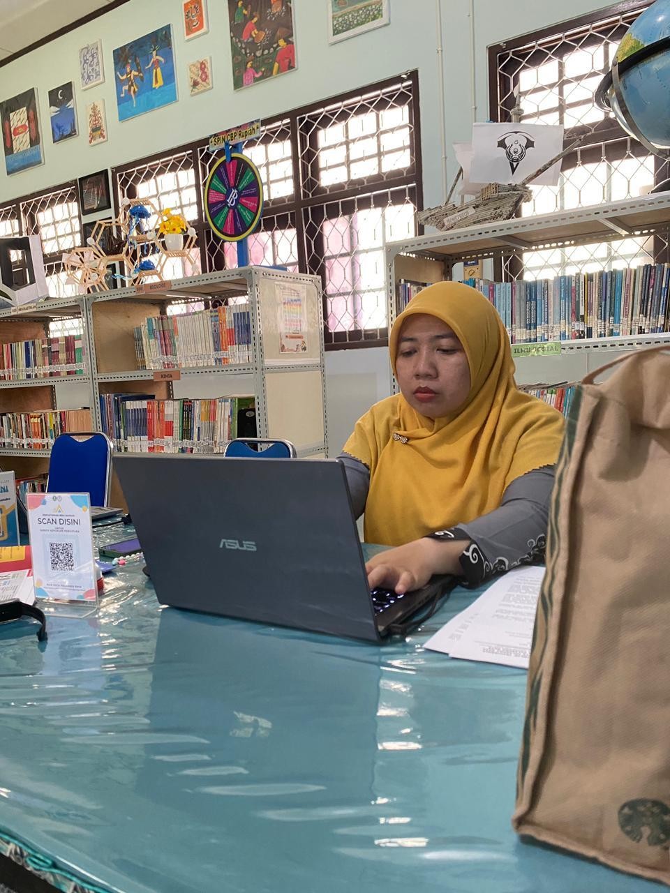 Perpustakaan Ibnu Sahnun MAN Kota Palangka Raya Matangkan Persiapan Akreditasi Jelang Penilaian