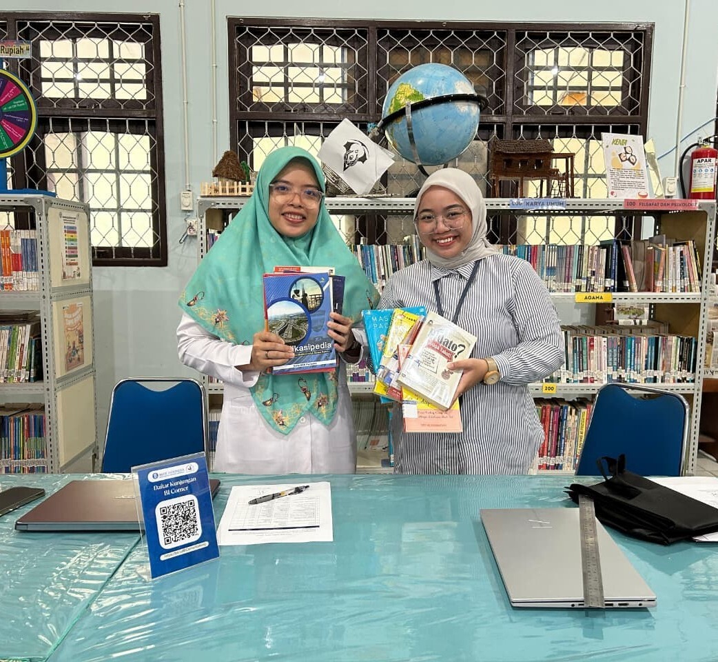 Perpustakaan Ibnu Sahnun dan Perpustakaan BI Kalteng Laksanakan Silang Layan Koleksi