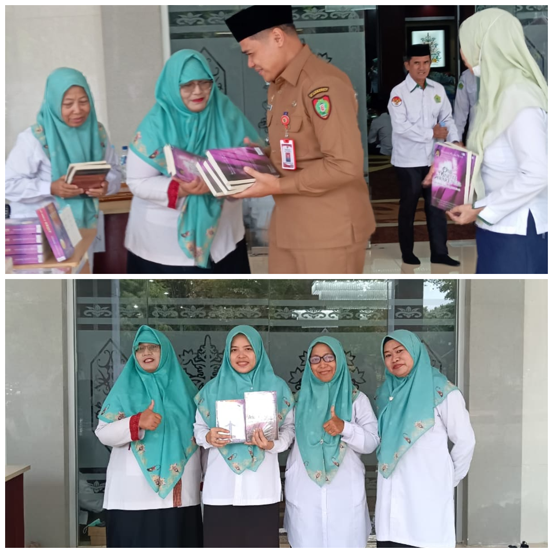 Dua Buku Karya Naqoy Diserahkan untuk Perpustakaan Ibnu Sahnun MAN Kota Palangka Raya