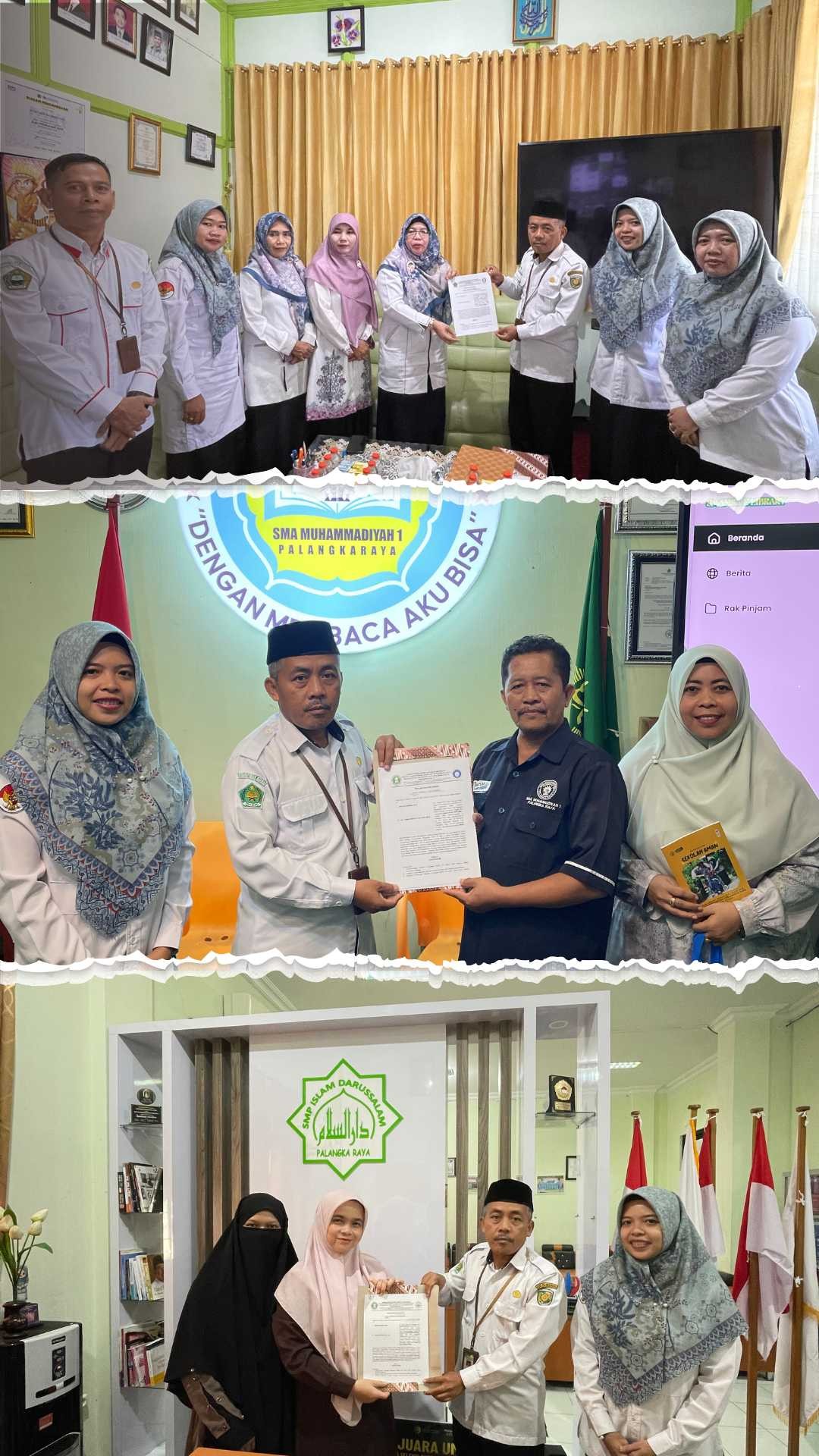 Perpustakaan Ibnu Sahnun MAN Kota Palangka Raya Jalin Kerja Sama